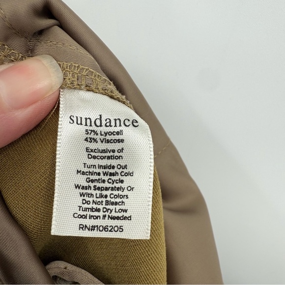 Sundance Iva Cargo Jogger Pants in Butternut Tan Size 6 - Picture 7 of 11